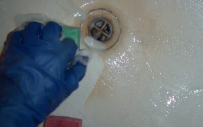 чистка ванной от ржавчины
